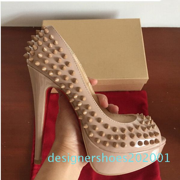 14см дизайнер sexy ladies шипы шипованные red bottom насосы высокого каблуки luxury платформы black genuine leather свадебное платье для wom
14см дизайнер sexy ladies шипы шипованные red bottom насосы высокого каблуки luxury платформы black genuine leather свадебное платье для wom