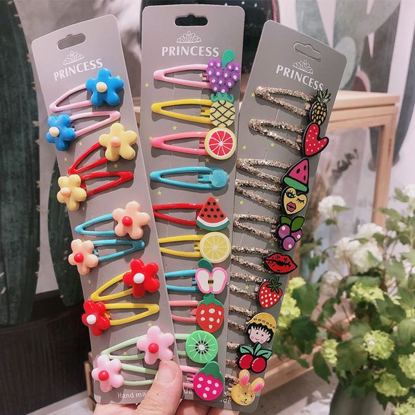 10 / 5 / set children's hair accessories new cute flower cartoon animal fruit 5cm girl hair clip headdress, Slivery;white
10 / 5 / set children's hair accessories new cute flower cartoon animal fruit 5cm girl hair clip headdress, Slivery;white