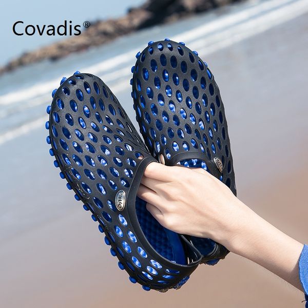 summer sandals men fashion non-slip jelly shoes flat soft hollow slippers antiskid aqua shoes men light sandals 2019, Black
summer sandals men fashion non-slip jelly shoes flat soft hollow slippers antiskid aqua shoes men light sandals 2019, Black