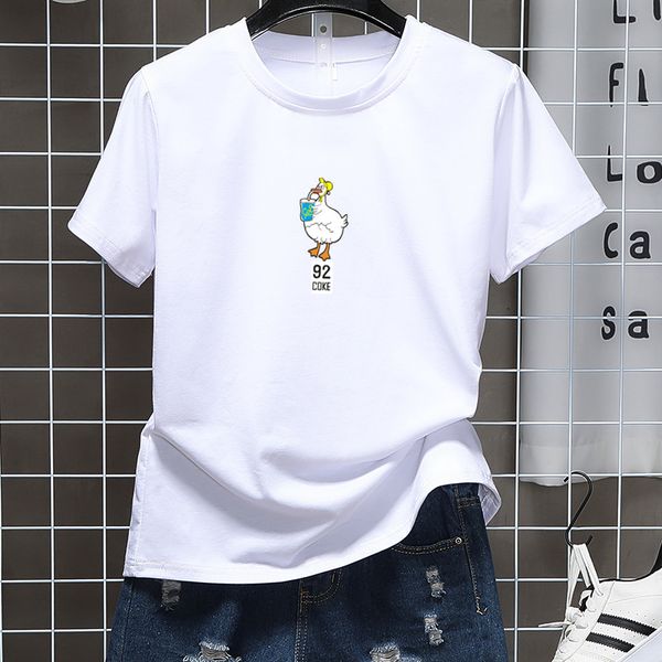 summer fashion plus size multicolor 2020 t shirtharajuku tshirt soft women t-shirt cute duck print new women clothing tees, White
summer fashion plus size multicolor 2020 t shirtharajuku tshirt soft women t-shirt cute duck print new women clothing tees, White