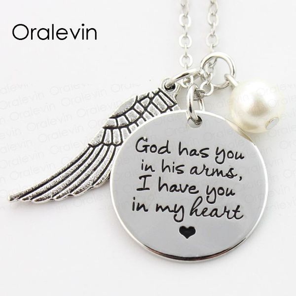 god has you in his arms i have you in my heart inspirational engraved pendant charms memorial necklace jewelry,22mm, #ln285, Silver
god has you in his arms i have you in my heart inspirational engraved pendant charms memorial necklace jewelry,22mm, #ln285, Silver