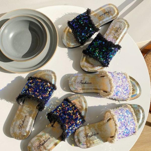 2020 summer ladies colored rhinestones sequins slippers bling beach flip flops women diamonds indoor shining slides, Black
2020 summer ladies colored rhinestones sequins slippers bling beach flip flops women diamonds indoor shining slides, Black