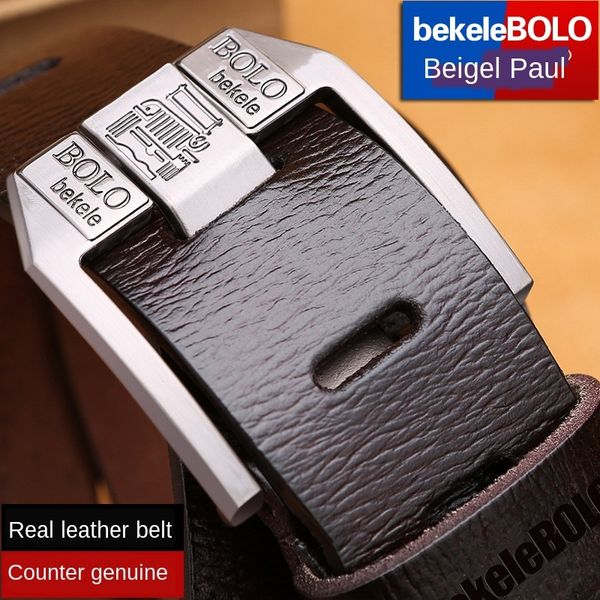new men's jeans pin promotional genuine leather pin buckle young and middle-aged trousers leather jeans belt men's belt belt, Black;brown
new men's jeans pin promotional genuine leather pin buckle young and middle-aged trousers leather jeans belt men's belt belt, Black;brown