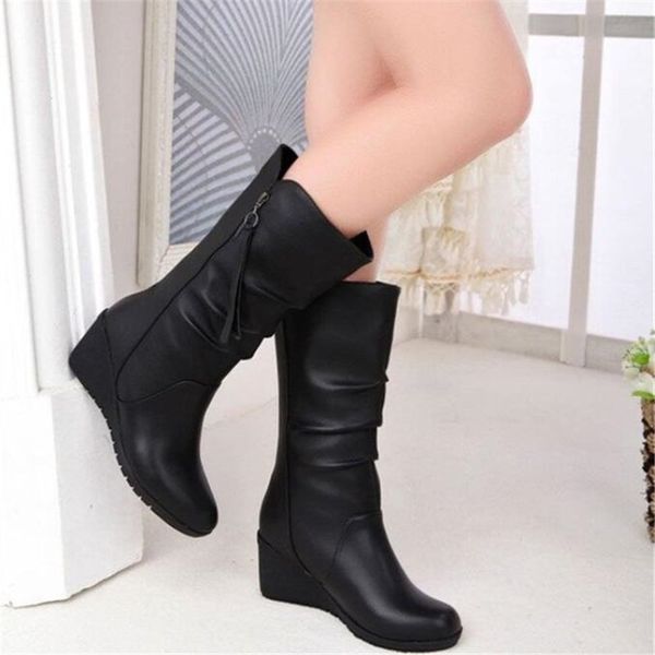 designer side zipper women's boots frosted leather flat boots women's high-heeled fashion casual shoes, Black
designer side zipper women's boots frosted leather flat boots women's high-heeled fashion casual shoes, Black