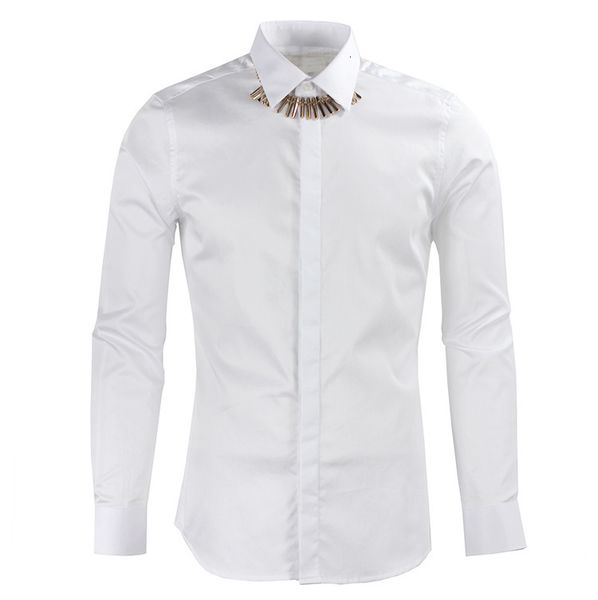 men shirt luxury long sleeve mens dress shirts solid color slim fit casual shirts mens plus size 4xl man, White;black
men shirt luxury long sleeve mens dress shirts solid color slim fit casual shirts mens plus size 4xl man, White;black