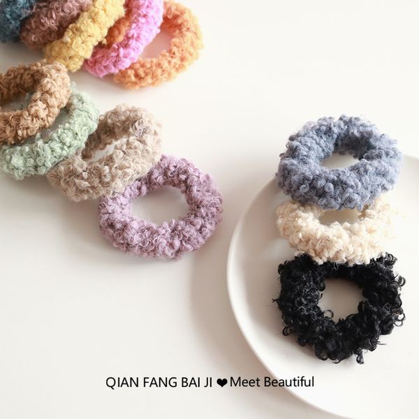r-shining sweet wool curly circle plush head rope band elastic hair bands lovely girls hair accessories headwear tiara, Golden;white
r-shining sweet wool curly circle plush head rope band elastic hair bands lovely girls hair accessories headwear tiara, Golden;white
