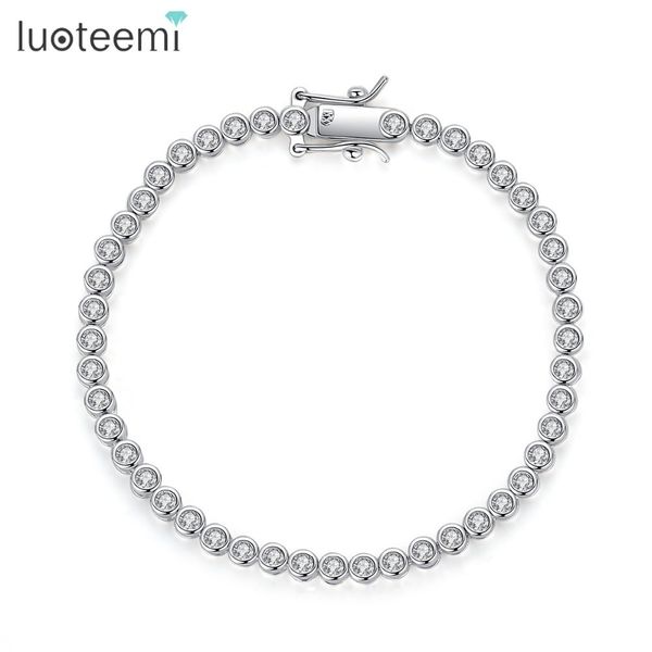 luoteemi brand new design tennis bracelet for women elegant party date pulseira feminina luxury round cz female christmas gift, Golden;silver
luoteemi brand new design tennis bracelet for women elegant party date pulseira feminina luxury round cz female christmas gift, Golden;silver