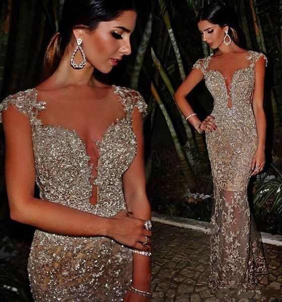 sequins blingbling arabic sheer crew neck mermaid evening dresses cap sleeves see through skirt vestidos de fiesta prom dresses, Black;red
sequins blingbling arabic sheer crew neck mermaid evening dresses cap sleeves see through skirt vestidos de fiesta prom dresses, Black;red