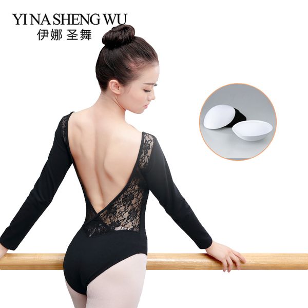 stage wear ballet practice dress lace long/short sleeve gymnastics leotard female stitching backless yoga bodysuit slim, Black;red
stage wear ballet practice dress lace long/short sleeve gymnastics leotard female stitching backless yoga bodysuit slim, Black;red