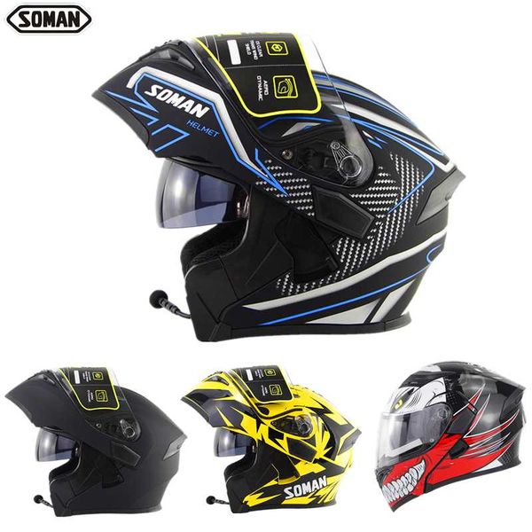 soman bluetooth helmet flip up visor dual lens casco moto cool motorcycle helmet full face casco black motorbike helmets sm955
soman bluetooth helmet flip up visor dual lens casco moto cool motorcycle helmet full face casco black motorbike helmets sm955