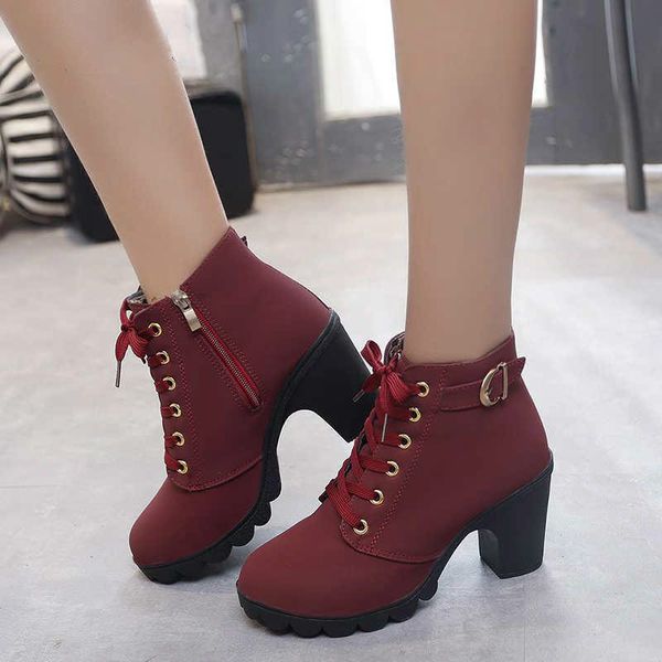 ladies boots lace design plus size 35-43 winter casual women pumps warm ankle boots waterproof high heels snow shoes 2020, Black
ladies boots lace design plus size 35-43 winter casual women pumps warm ankle boots waterproof high heels snow shoes 2020, Black