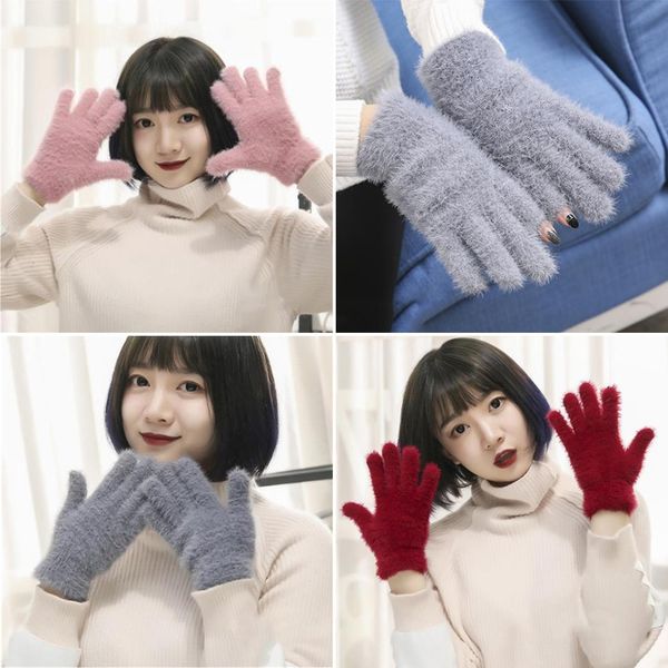 novelty women' cute color gloves multi-function half finger refers to warmth imitation velvet gloves wild clothing accessories, Blue;gray
novelty women' cute color gloves multi-function half finger refers to warmth imitation velvet gloves wild clothing accessories, Blue;gray