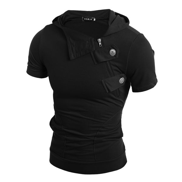 summer men t shirts 2018 fashion slim tees hooded short sleeve t shirt mens clothing casual tee shirts men's brand t-shirts, White;black
summer men t shirts 2018 fashion slim tees hooded short sleeve t shirt mens clothing casual tee shirts men's brand t-shirts, White;black