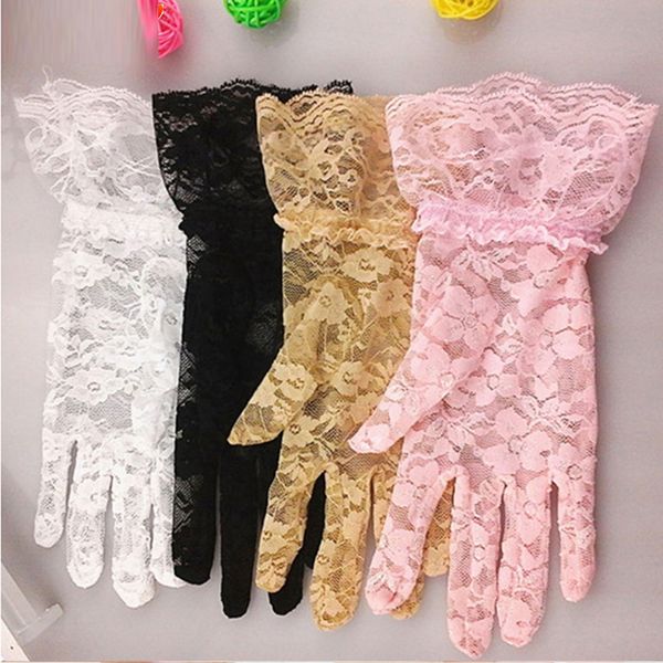 lace hollow-out gloves delicate lace jacquard pattern gloves sun protection accessories ladies mittens, Blue;gray
lace hollow-out gloves delicate lace jacquard pattern gloves sun protection accessories ladies mittens, Blue;gray