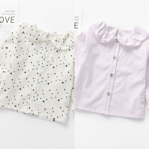 baby 2019-pack printed long-sleeved lapel doll t- t-shirt doll collar pure cotton base women's shirt, White;black
baby 2019-pack printed long-sleeved lapel doll t- t-shirt doll collar pure cotton base women's shirt, White;black