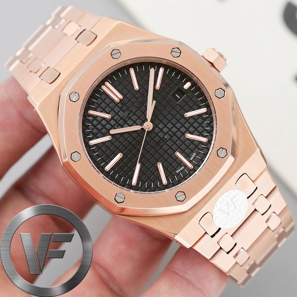 vf sapphire mens 41mm watch 2813 automatic movement fashion men mechanical watches royal oak 15400 wristwatches, Slivery;brown
vf sapphire mens 41mm watch 2813 automatic movement fashion men mechanical watches royal oak 15400 wristwatches, Slivery;brown
