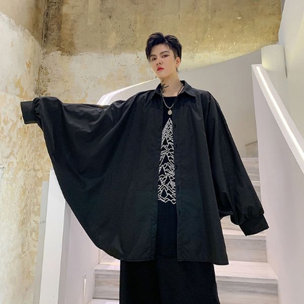 homens oversize bat manga comprida solta casual camisa masculina streetwear hip hop gótico preto camisas brancas capa manto stag, White;black
homens oversize bat manga comprida solta casual camisa masculina streetwear hip hop gótico preto camisas brancas capa manto stag, White;black