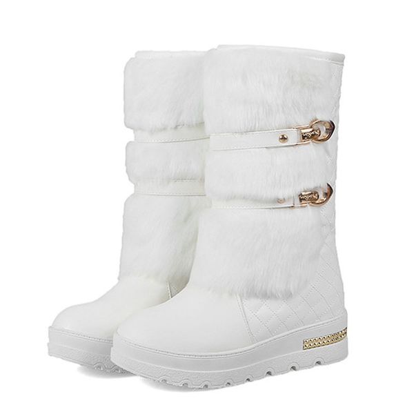 women boots fashion faux fur platform ladies shoes winter keep warm snow boots mid calf black white plus size botas mujer
women boots fashion faux fur platform ladies shoes winter keep warm snow boots mid calf black white plus size botas mujer