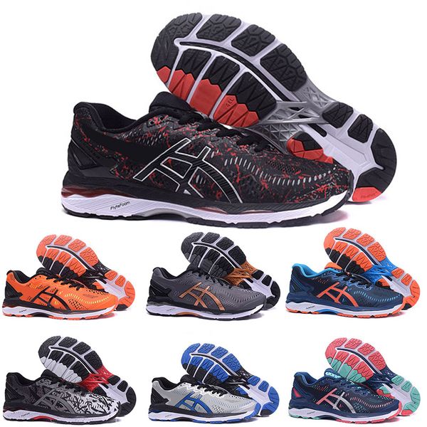 

limit discounts gel-kayano 23 t646n running shoes for men women orange gray green blue triple black white athletic trainers sneakers 36-45, White;red