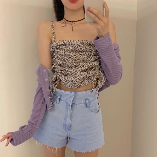 2020 early autumn net red drawstring floral strap all-match slim long-sleeved knitted cardigan two-piece suit for women, Black;pink
2020 early autumn net red drawstring floral strap all-match slim long-sleeved knitted cardigan two-piece suit for women, Black;pink