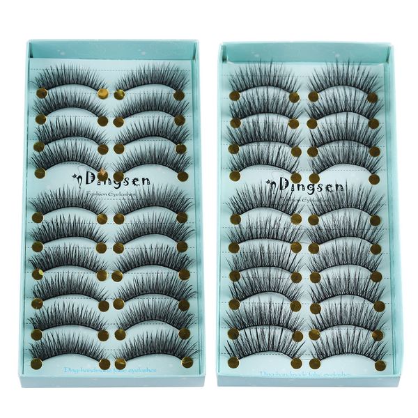 10 pairs 3d faux mink hair false eyelashes women natural long lashes handmade fluffy wispy eyelashes extension eye makeup tools
10 pairs 3d faux mink hair false eyelashes women natural long lashes handmade fluffy wispy eyelashes extension eye makeup tools