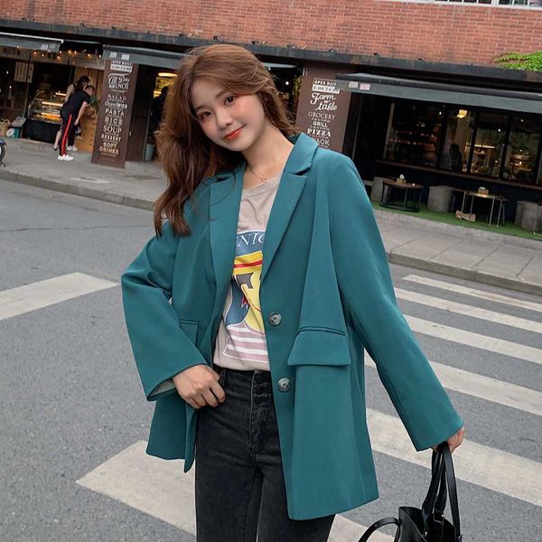 women clothes single-breasted women's suit new blazer solid color jacket large size blazer plus size women blazers and jackets, White;black
women clothes single-breasted women's suit new blazer solid color jacket large size blazer plus size women blazers and jackets, White;black