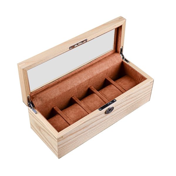 luxury 5 grids handmade wood watch box wood clock box watch case time for holding, Pink;blue
luxury 5 grids handmade wood watch box wood clock box watch case time for holding, Pink;blue