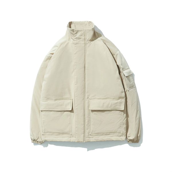 jackets designer thick solid color casual coat fashion loose warm jackets mens winter outerwear clothing 2020 winter new style, Black;brown
jackets designer thick solid color casual coat fashion loose warm jackets mens winter outerwear clothing 2020 winter new style, Black;brown