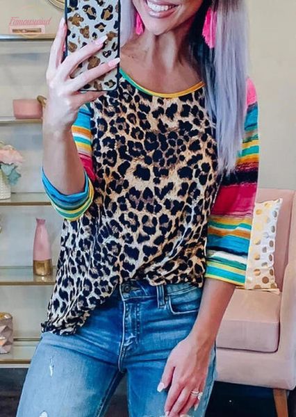 женский leopard printed неон сращивание tee shirt женщины три четверти длинные рукава футболки дамы harajuku ulzzang девушка топ tee, White
женский leopard printed неон сращивание tee shirt женщины три четверти длинные рукава футболки дамы harajuku ulzzang девушка топ tee, White