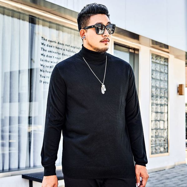 2019 new large size men's sweater autumn and winter sweater high collar men super loose warm clothes more size 2xl-7xl, White;black
2019 new large size men's sweater autumn and winter sweater high collar men super loose warm clothes more size 2xl-7xl, White;black