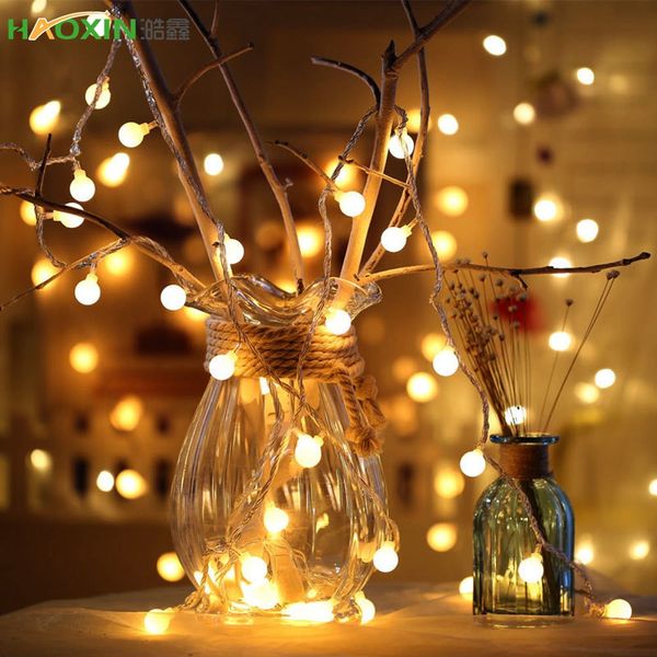 haoxin 1.5m 3m 6m 10m fairy garland led бал гирлянд водонепроницаемый для рождественской елки свадебные дома indoor украшения с питанием от
haoxin 1.5m 3m 6m 10m fairy garland led бал гирлянд водонепроницаемый для рождественской елки свадебные дома indoor украшения с питанием от