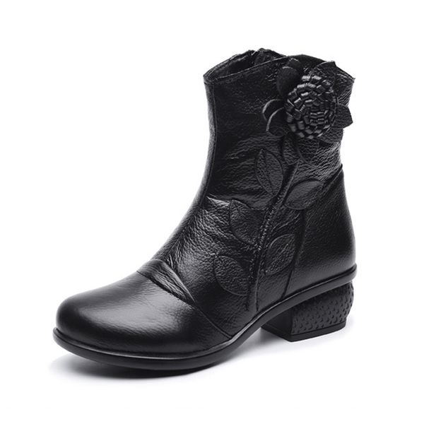 2018 autumn winter boots handmade ankle boots real genuine leather shoes botines mujer women shoes ladies leather, Black
2018 autumn winter boots handmade ankle boots real genuine leather shoes botines mujer women shoes ladies leather, Black