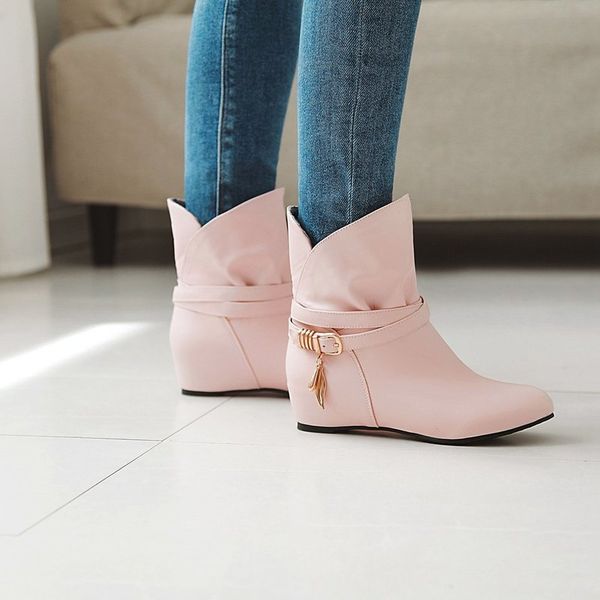 2019 new women fashion boots autumn shoes with mid-calf solid flat heels leather boots size35-43, Black
2019 new women fashion boots autumn shoes with mid-calf solid flat heels leather boots size35-43, Black