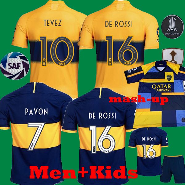 2019 2020 boca juniors mash up de rossi tevez pavon soccer jerseys 19 20 boca kids kits camisetas tevez benedetto maradona football shirts, Black;yellow
2019 2020 boca juniors mash up de rossi tevez pavon soccer jerseys 19 20 boca kids kits camisetas tevez benedetto maradona football shirts, Black;yellow