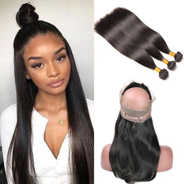 360 фронтальная с пучками малайзийских прямых человеческих волос 3 пучки с закрытием кружева фронт с пучками реми наращивание волос 4 шт. по, Black;brown
360 фронтальная с пучками малайзийских прямых человеческих волос 3 пучки с закрытием кружева фронт с пучками реми наращивание волос 4 шт. по, Black;brown