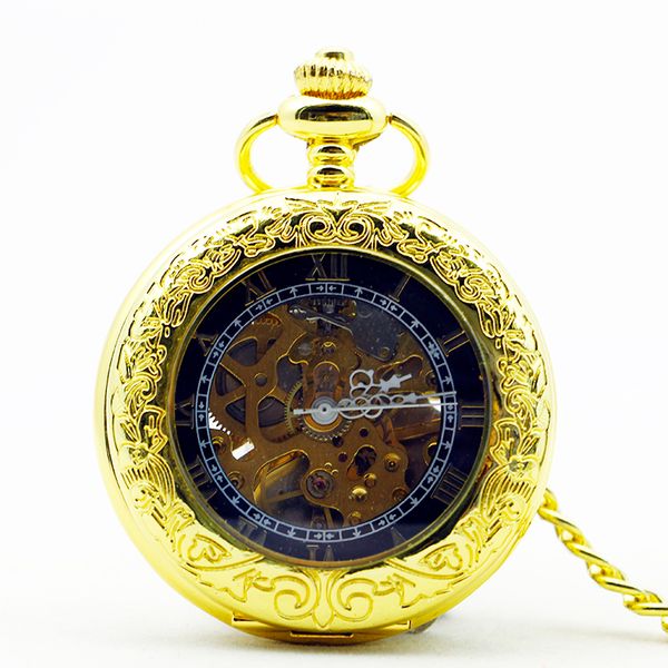 luxury gold fashion cool watch mechanical pocket watches with fob chain men women antique round stainless steel watch pjx1178, Slivery;golden
luxury gold fashion cool watch mechanical pocket watches with fob chain men women antique round stainless steel watch pjx1178, Slivery;golden