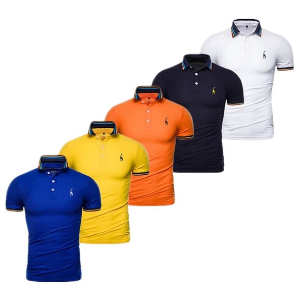 dropshipping 2020 new summer cotton men solid griaffe embroidery short sleeve shirt men fashion male tee shirts, White;black
dropshipping 2020 new summer cotton men solid griaffe embroidery short sleeve shirt men fashion male tee shirts, White;black