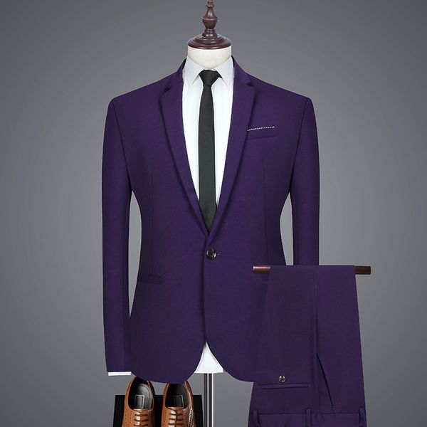 men's suits fashion new men's business formal suit set purple wedding banquet gentleman suit dress men's suit 2 piece custom, White;black
men's suits fashion new men's business formal suit set purple wedding banquet gentleman suit dress men's suit 2 piece custom, White;black