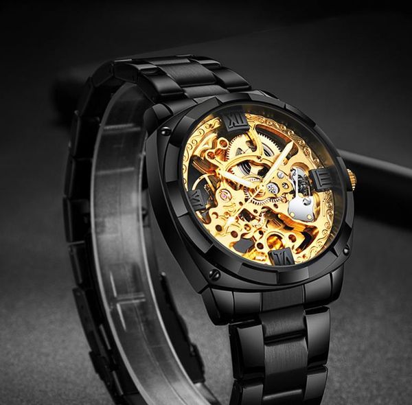 2020 new design trend personality hollow steel men's watch waterproof luminous automatic mechanical watch men's watch ship, Blue
2020 new design trend personality hollow steel men's watch waterproof luminous automatic mechanical watch men's watch ship, Blue