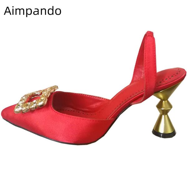 summer women shoes crystal buckle sandals point toe slim shallow shoes female strange metal cone heel elegant sandals woman 2020, Black
summer women shoes crystal buckle sandals point toe slim shallow shoes female strange metal cone heel elegant sandals woman 2020, Black