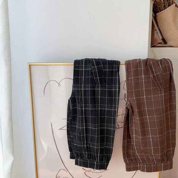 2020 korea style girls boys plaid pants summer cotton linen fashion kids pants 2-7t hv124, Blue
2020 korea style girls boys plaid pants summer cotton linen fashion kids pants 2-7t hv124, Blue