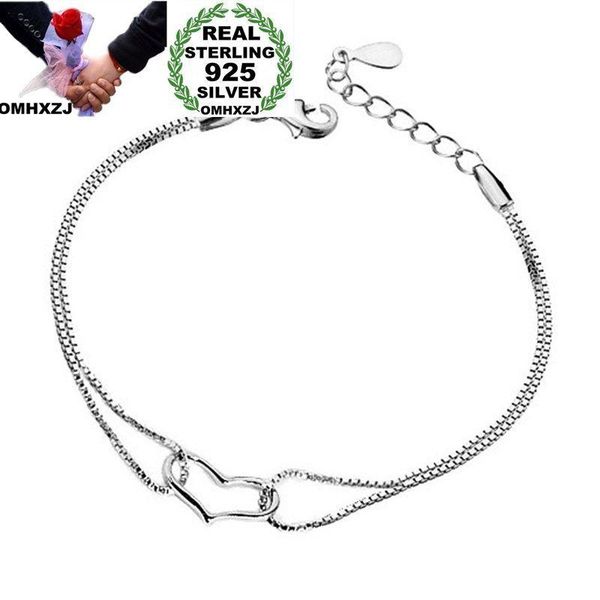 omhxzj wholesale personality fashion woman girl party wedding gift white hollow heart 925 sterling silver bracelet br38, Golden;silver
omhxzj wholesale personality fashion woman girl party wedding gift white hollow heart 925 sterling silver bracelet br38, Golden;silver