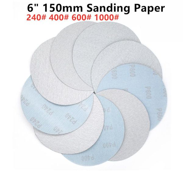 20 pieces 6" 150mm white sanding paper, round flocking sandpaper, 6 inches dry abrasive paper with grit 240# 400# 600# 1000#
20 pieces 6" 150mm white sanding paper, round flocking sandpaper, 6 inches dry abrasive paper with grit 240# 400# 600# 1000#