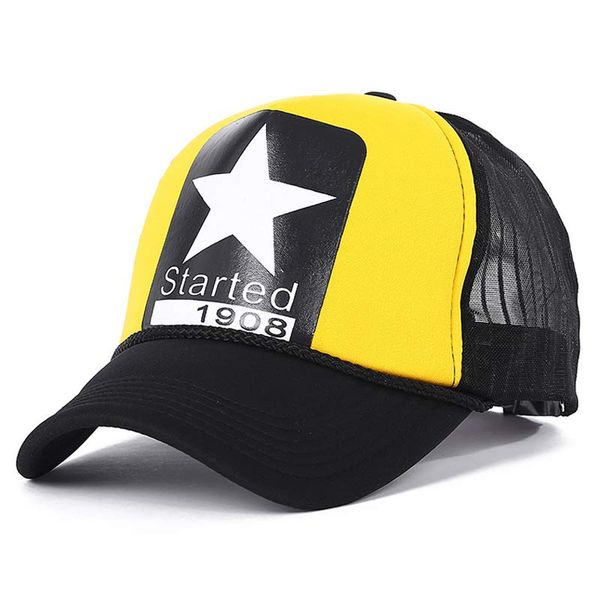 new summer adjustable men's mesh trucker cap star pattern yellow red white in stock, Blue;gray
new summer adjustable men's mesh trucker cap star pattern yellow red white in stock, Blue;gray