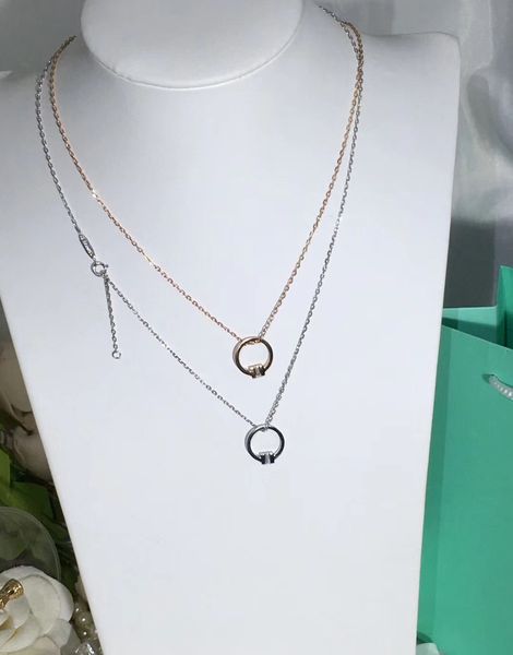 tshou119 tiff 925 silver round necklace female fashion two color clavicle chain rose gold pendant
tshou119 tiff 925 silver round necklace female fashion two color clavicle chain rose gold pendant
