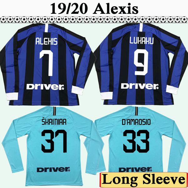 19 20 alexis lukaku long sleeve soccer jerseys skriniar brozovic d' ambrosio home away mens football shirts vecino candreva uniforms, Black;yellow
19 20 alexis lukaku long sleeve soccer jerseys skriniar brozovic d' ambrosio home away mens football shirts vecino candreva uniforms, Black;yellow