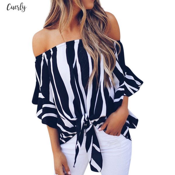 women striped off shoulder blouse summer women blouse short sleeve casual shirts camisas mujer pullover dames kleding, White
women striped off shoulder blouse summer women blouse short sleeve casual shirts camisas mujer pullover dames kleding, White