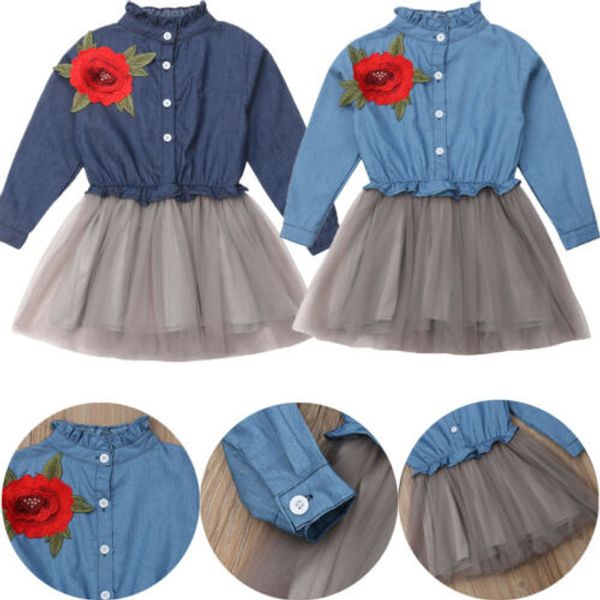 toddler newborn baby girls lace denim tulle princess dress party tutu dress, Red;yellow
toddler newborn baby girls lace denim tulle princess dress party tutu dress, Red;yellow