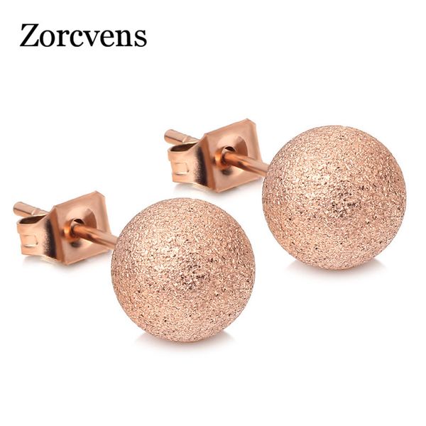 zorcvens 2019 new rose gold color stainless steel ball stud earrings for woman fashion jewelry, Golden;silver
zorcvens 2019 new rose gold color stainless steel ball stud earrings for woman fashion jewelry, Golden;silver