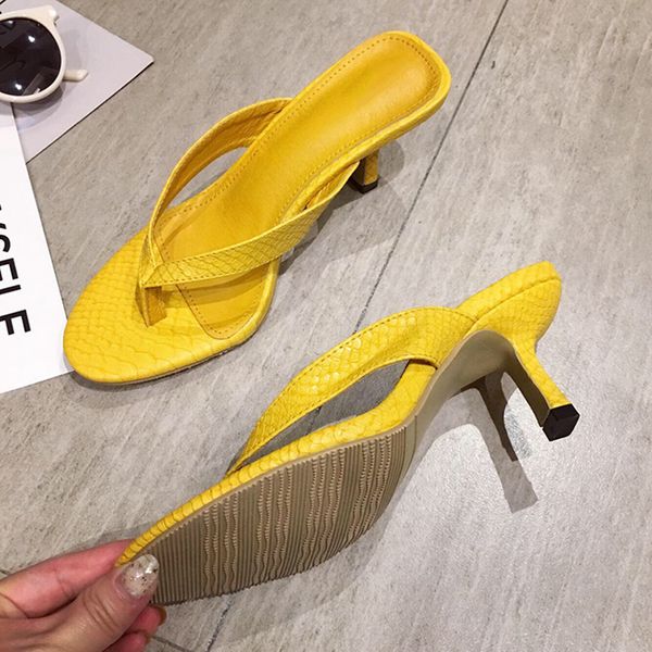 kcenid 2020 summer women's slippers outdoor slip on yellow sandal flip flops slippers ladies thin high heels slides women shoes, Black
kcenid 2020 summer women's slippers outdoor slip on yellow sandal flip flops slippers ladies thin high heels slides women shoes, Black